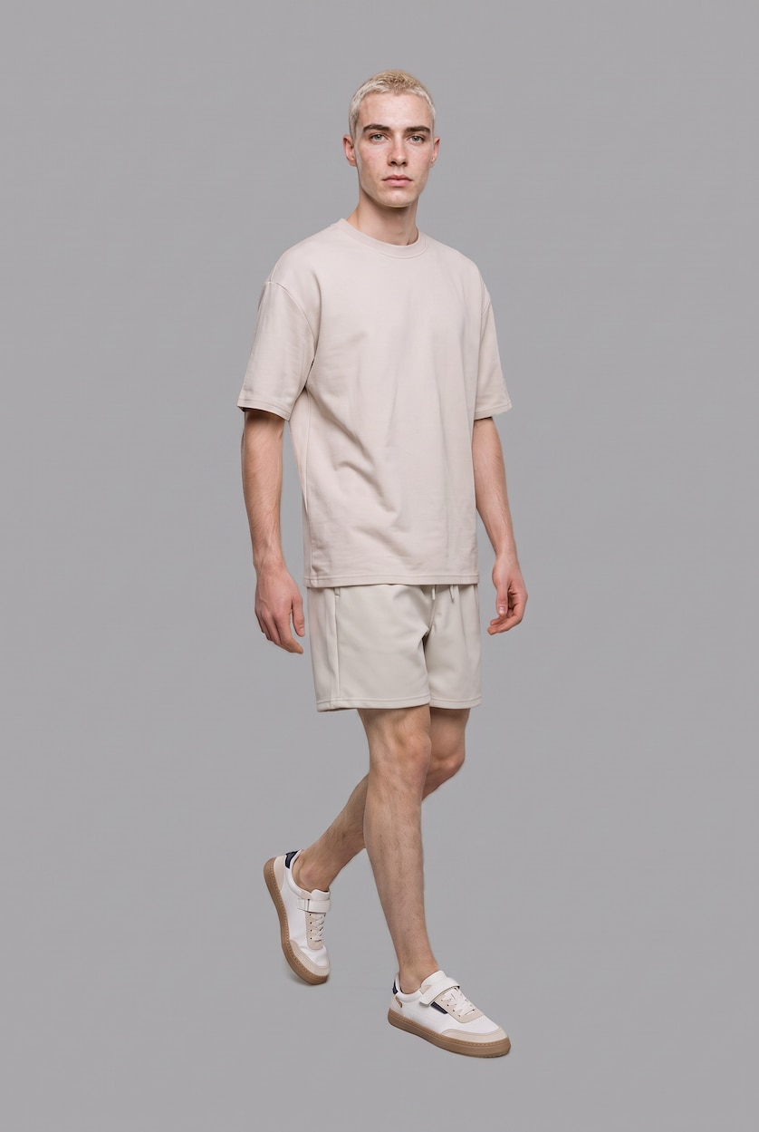 Men Stone Baggy Fit Shorts