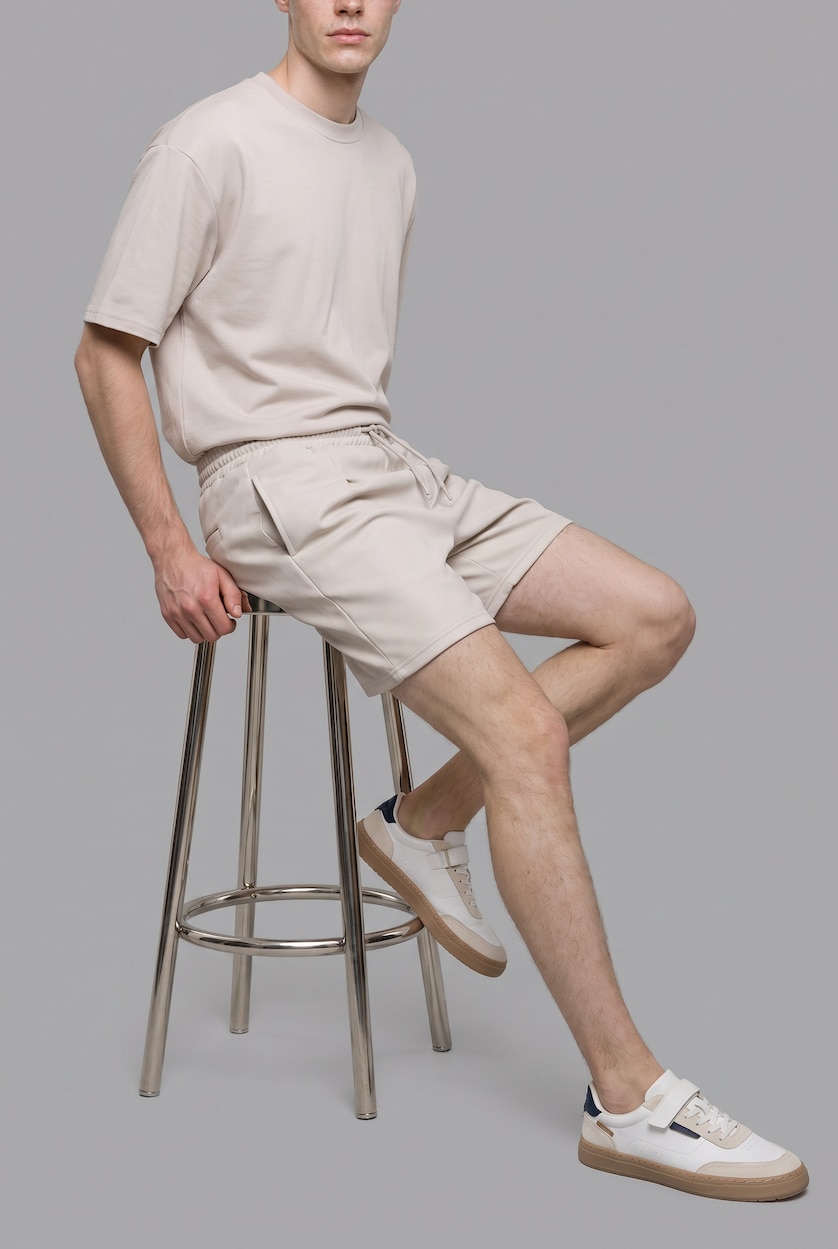 Men Stone Baggy Fit Shorts