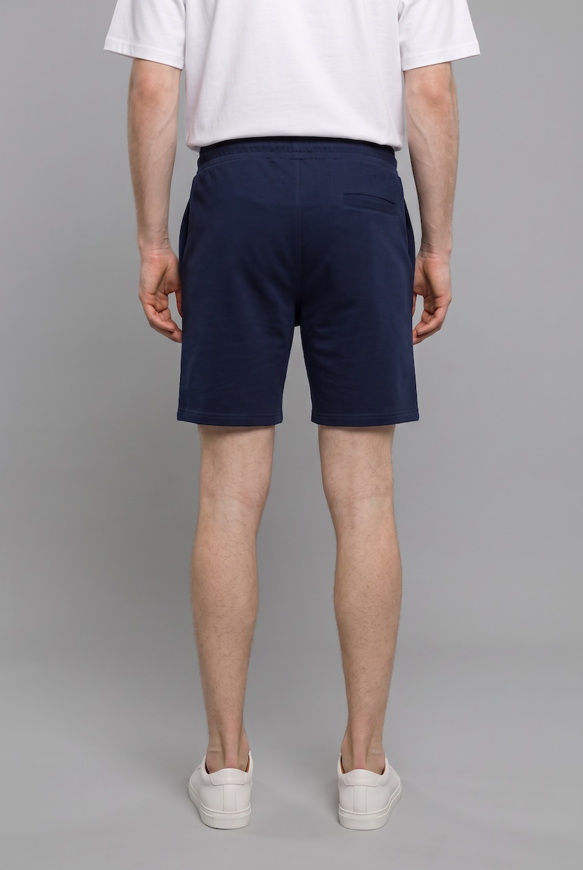 Men NAVY Relaxed Fit Elastic Waist Shorts