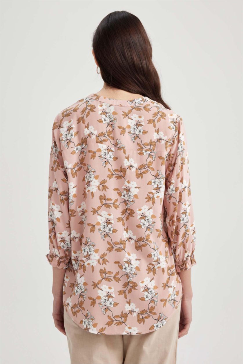 FEMME Rose Chemises à manches longues Col arrondi