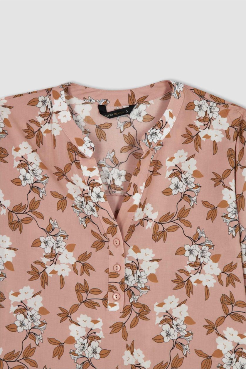 FEMME Rose Chemises à manches longues Col arrondi