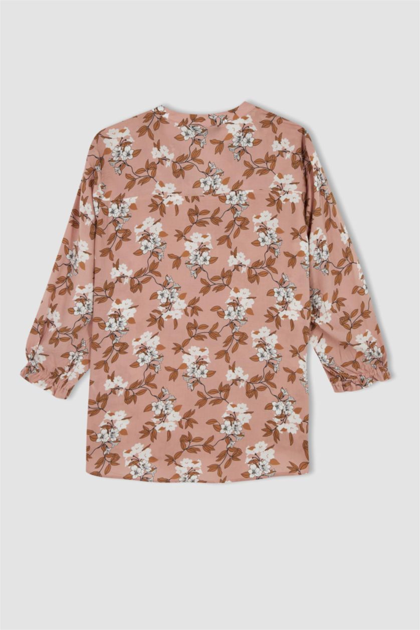 FEMME Rose Chemises à manches longues Col arrondi