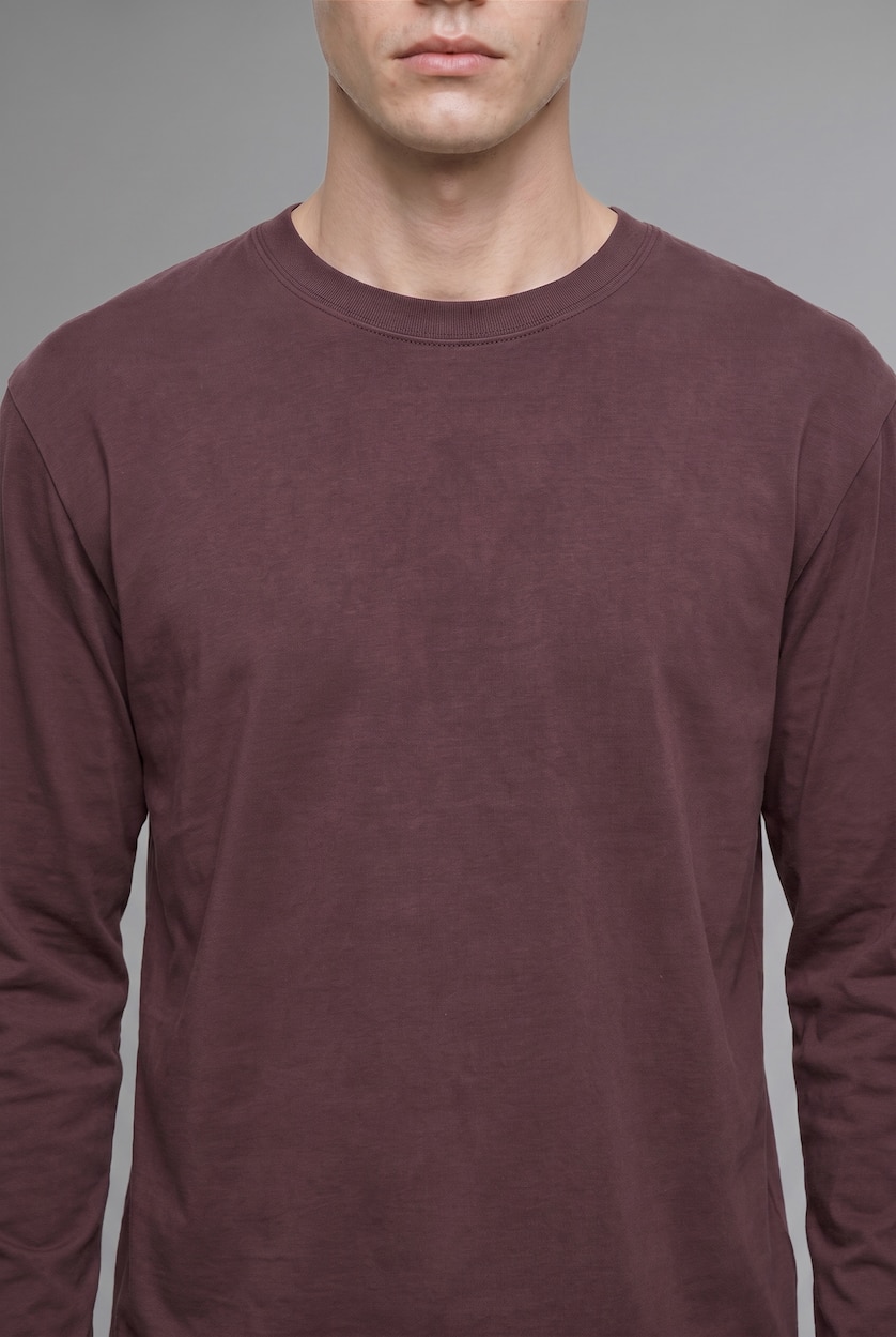 MAN Brown Boxy Fit Long Sleeve T-Shirt