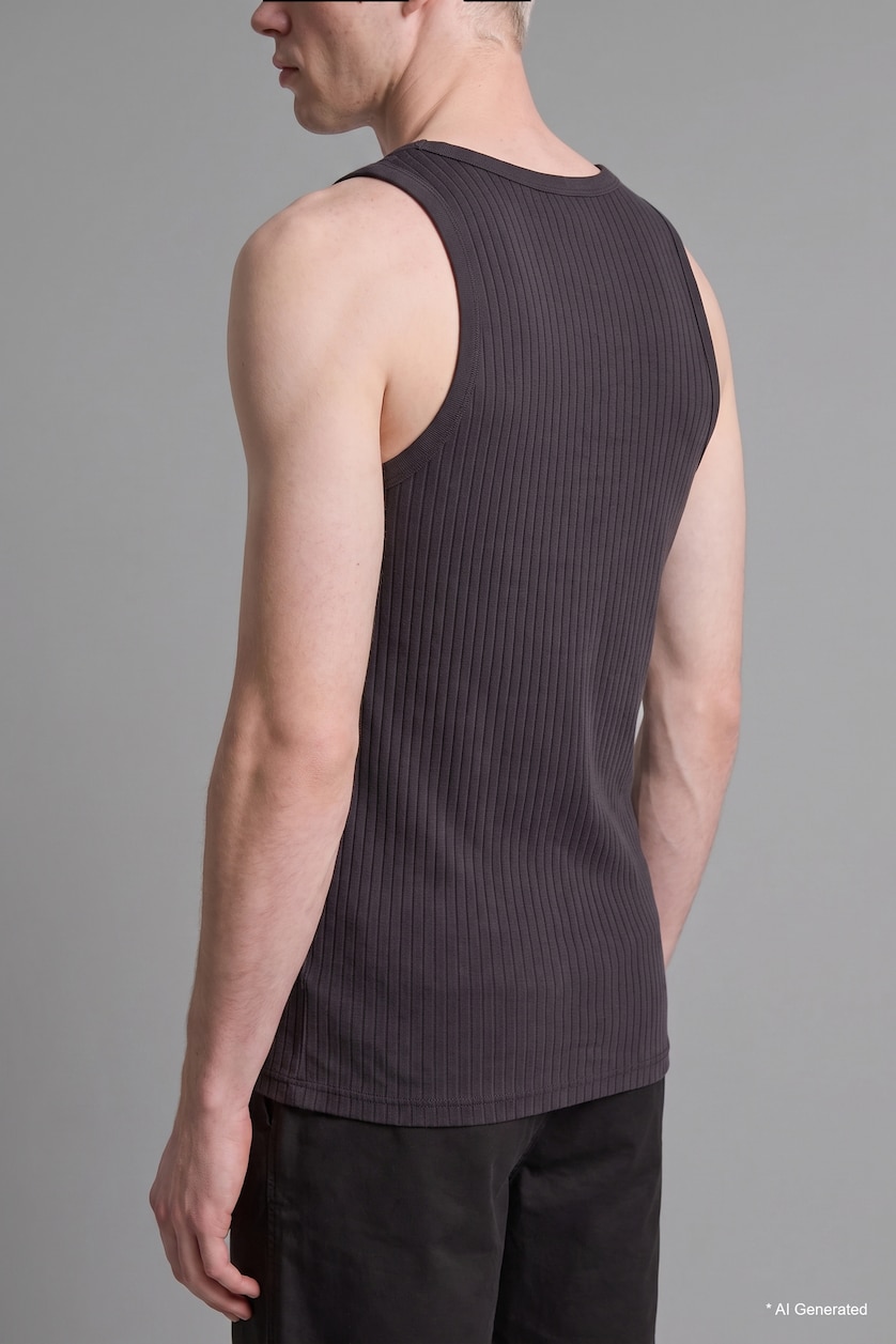 Men Anthracite 100% Cotton Relax Fit Shorts