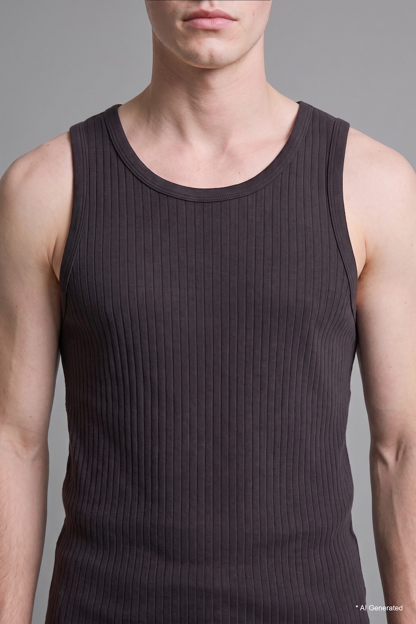 Men Anthracite 100% Cotton Relax Fit Shorts