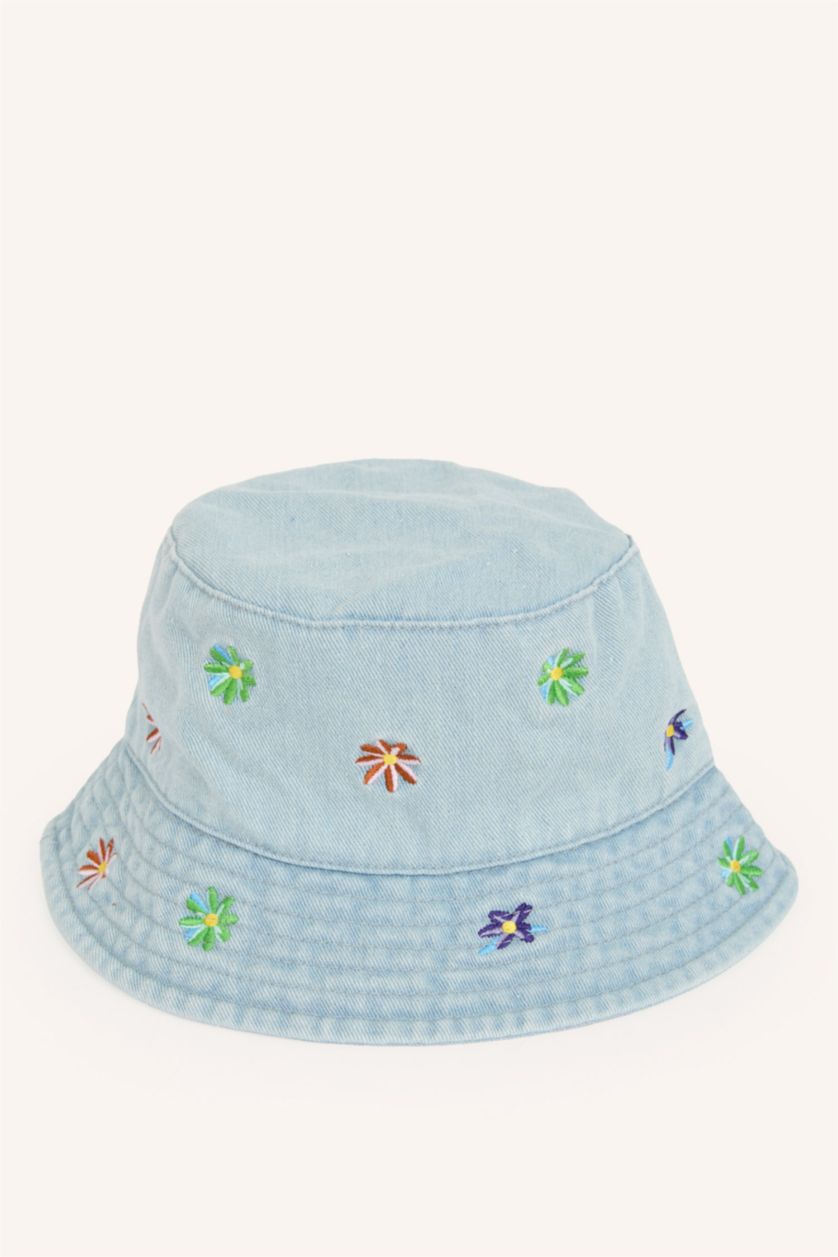 WOMAN Blue طاقية حريمي قطن