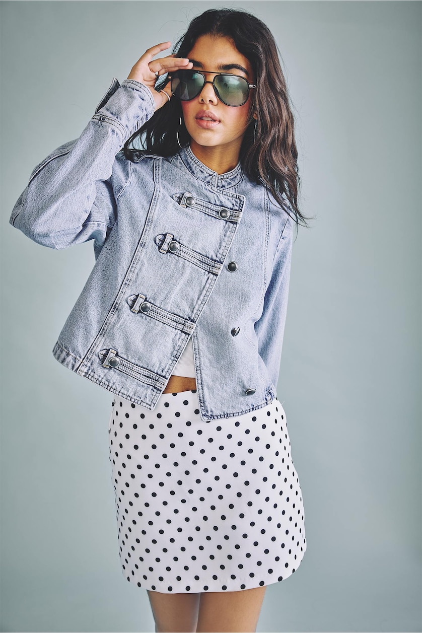 Women Light Blue Jacket