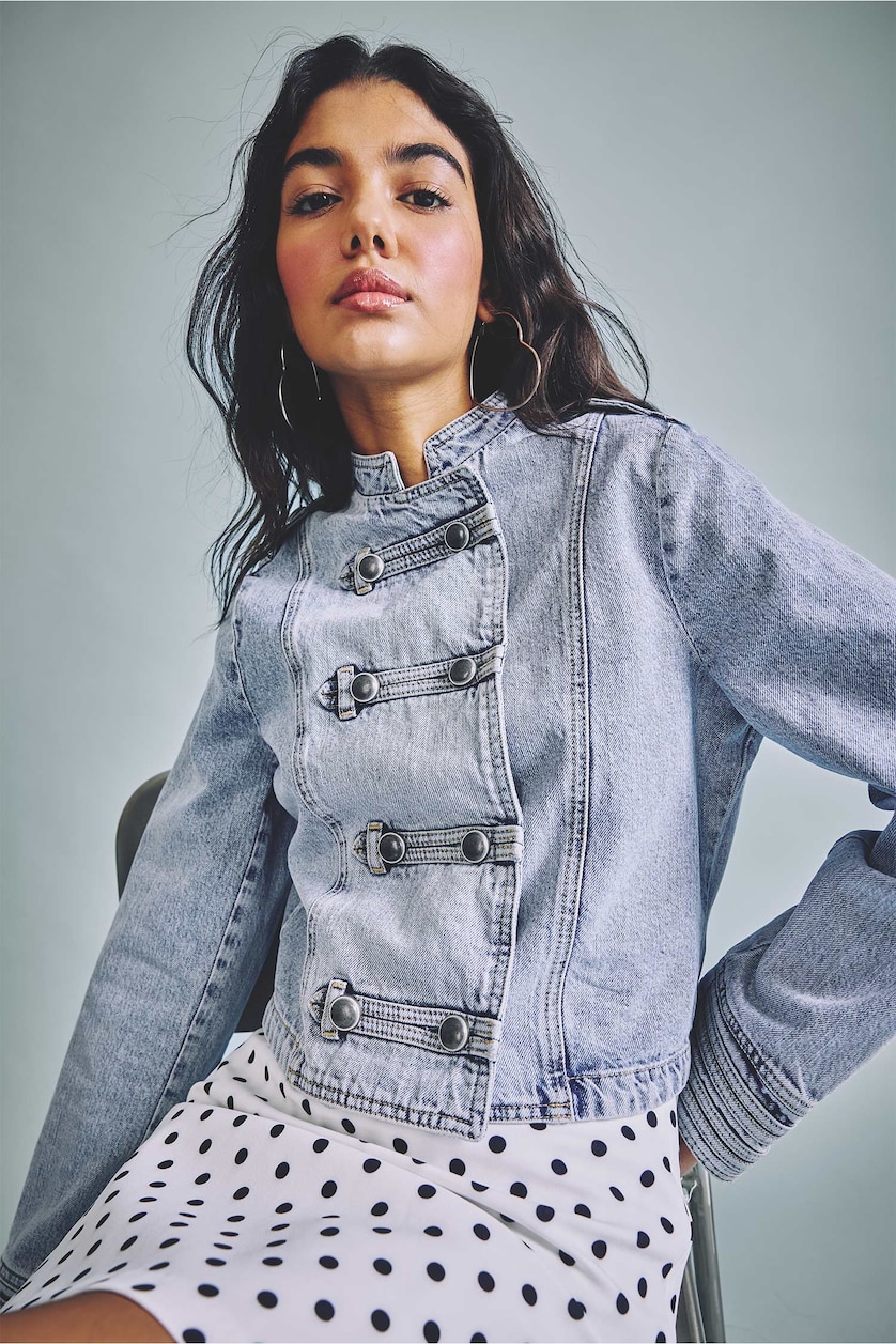 Women Light Blue Jacket