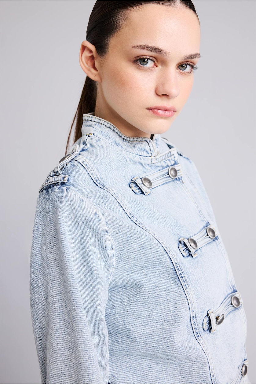 Women Light Blue Jacket