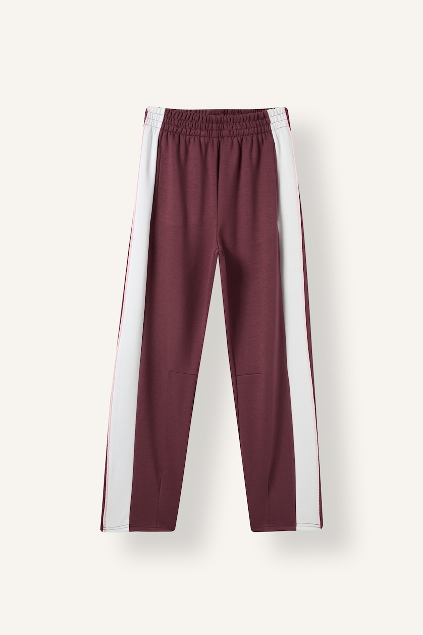 Young Girls - Teen Girls Dark Purple Woman jogger Elastic Band Trousers