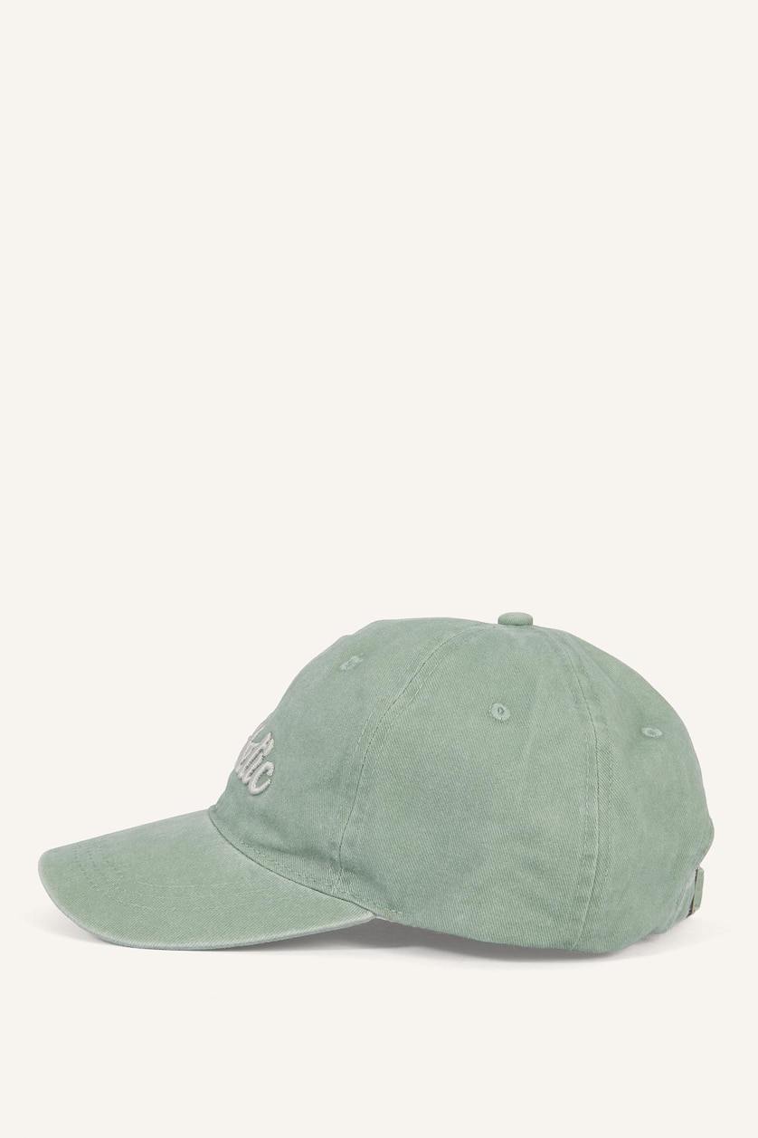 Erkek Mint Erkek Pamuklu Nakışlı Şapka