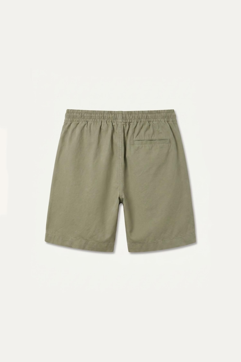 Erkek Açık Haki Relaxed Fit Bermuda Şort