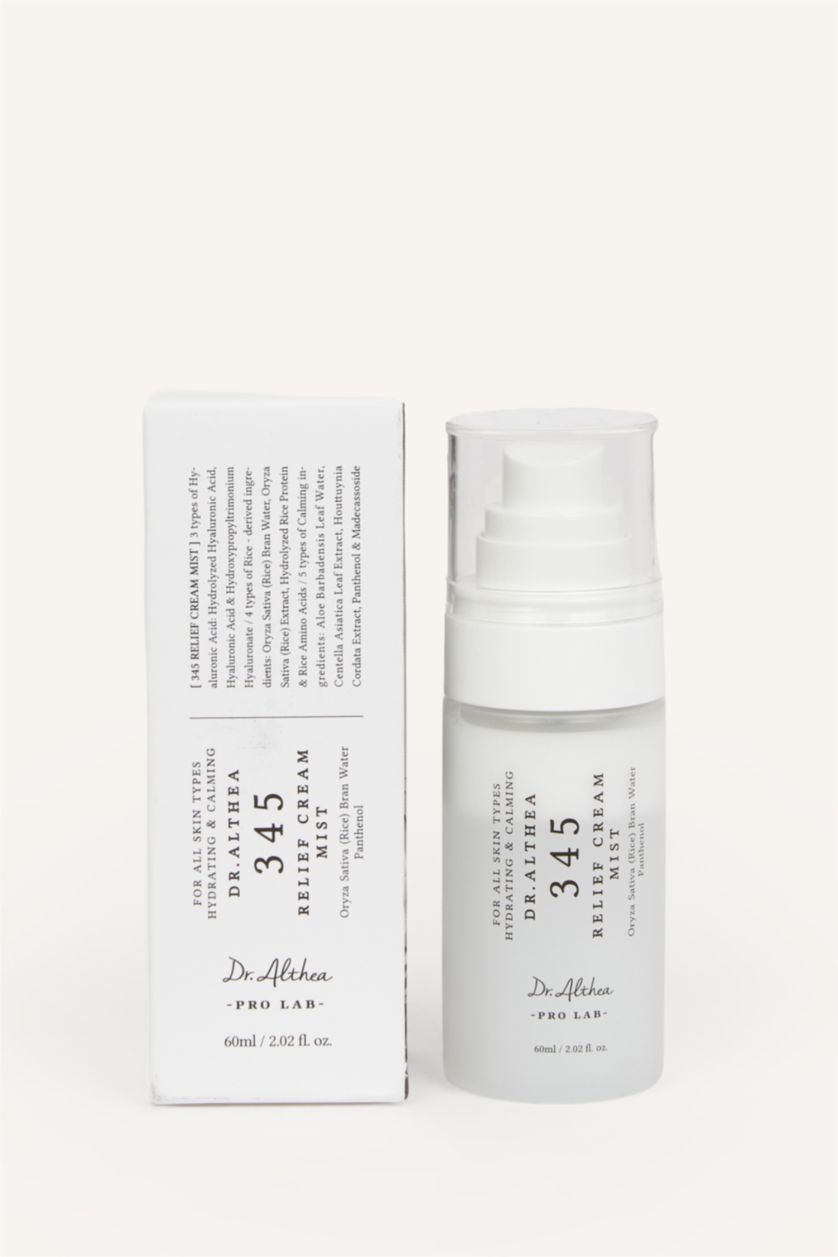Woman White بخاخ Dr. Althea 345 Relief Cream Mist بخلاصة الأرز لترطيب وتهدئة البشرة 60 مل