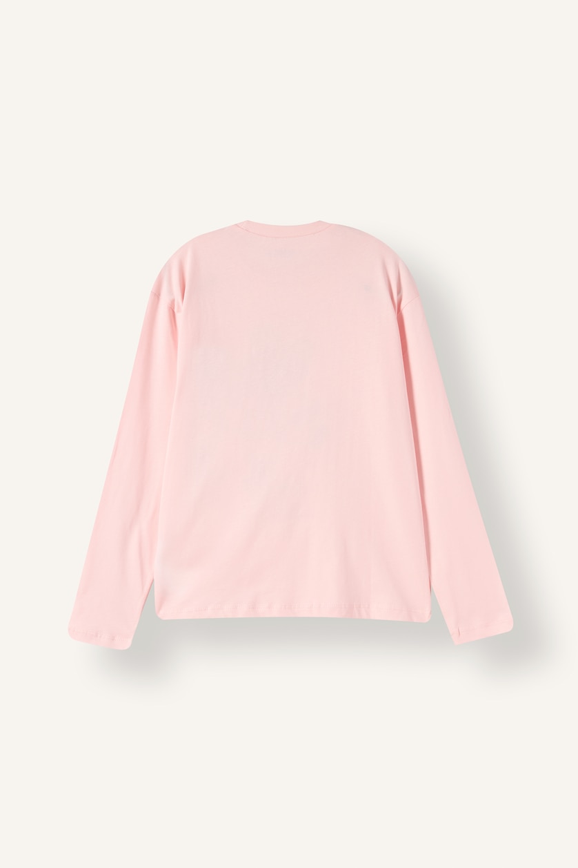Kız Çocuk - Genç Kız Açık Pembe 2'li Pijama Takım Baskılı Kız Çocuk