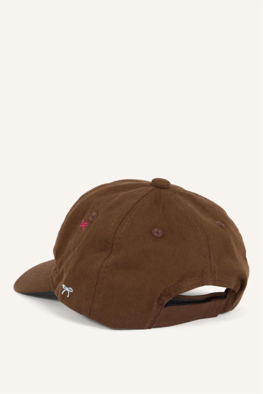 GIRLS & TEENS Dark Brown كاب بناتي قطن