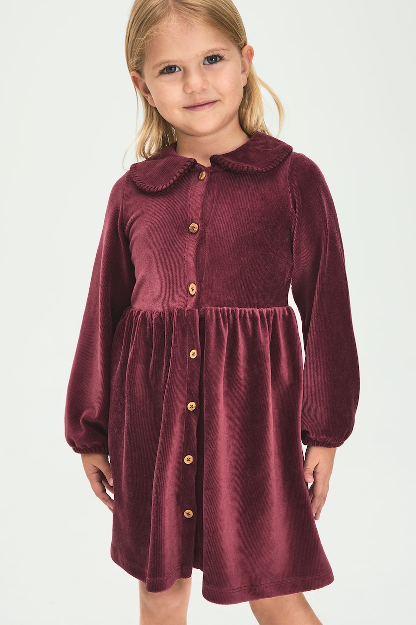 BABY GIRL Bordeaux Woman Long Sleeve Knitted Dress