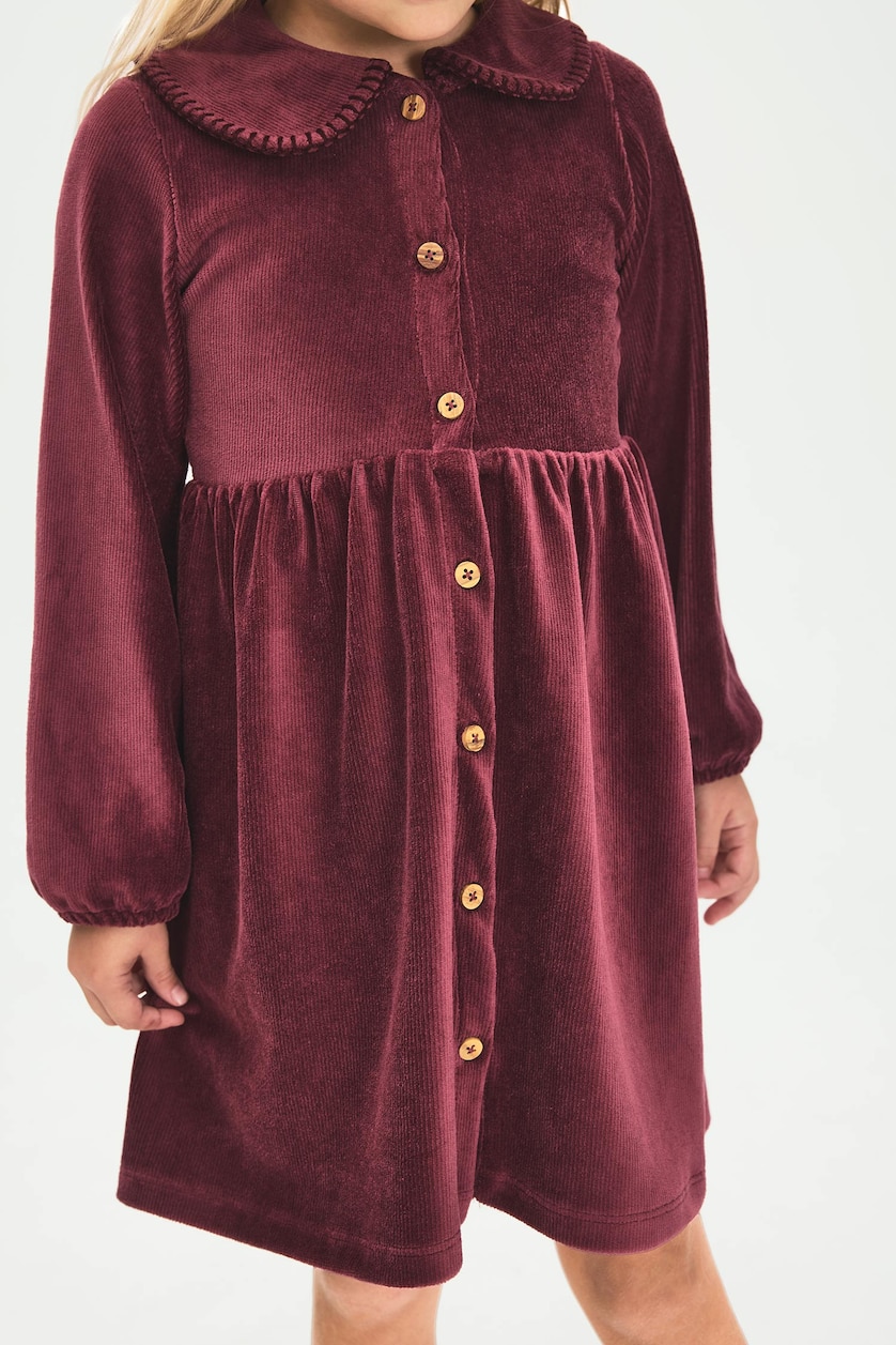 BABY GIRL Bordeaux Woman Long Sleeve Knitted Dress