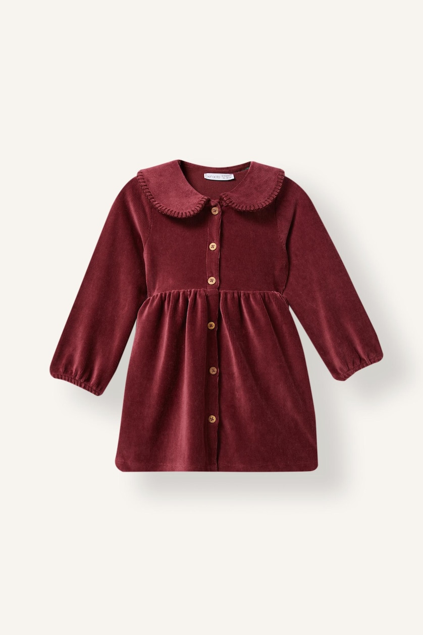 BABY GIRL Bordeaux Woman Long Sleeve Knitted Dress