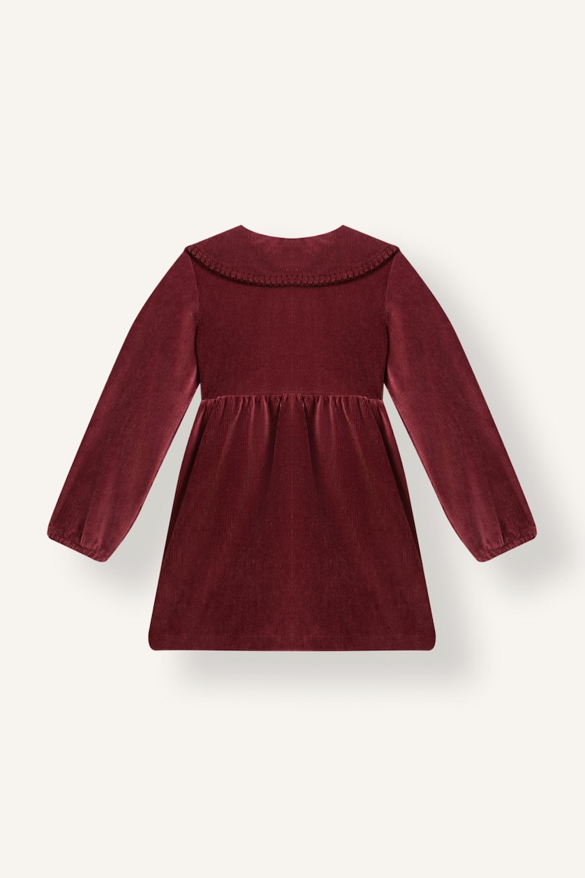 BABY GIRL Bordeaux Woman Long Sleeve Knitted Dress