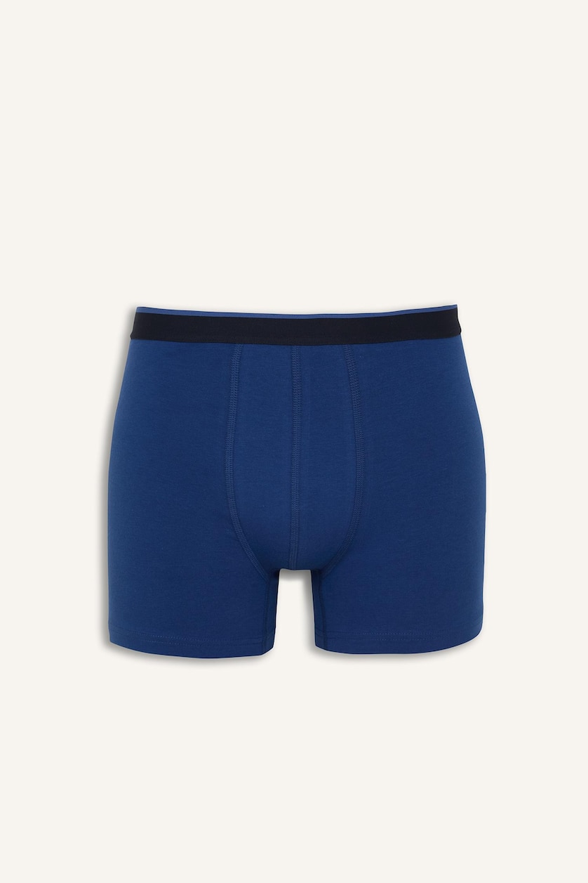 Erkek Lacivert Regular Fit 2'li Boxer Set