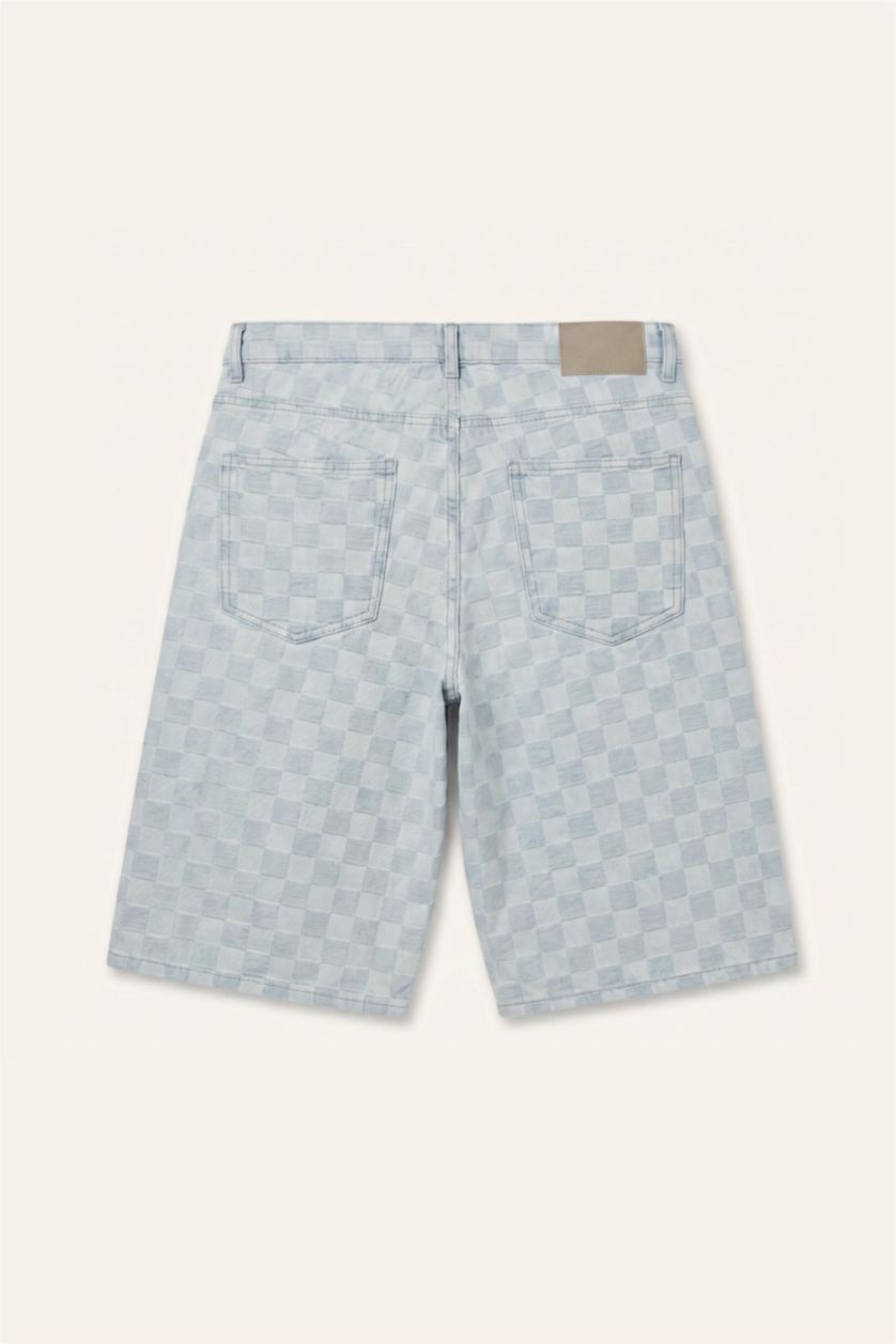 Man Light Blue Baggy Fit