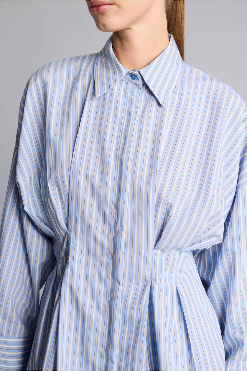 WOMAN Blue Slim Fit Long Sleeve Tunic