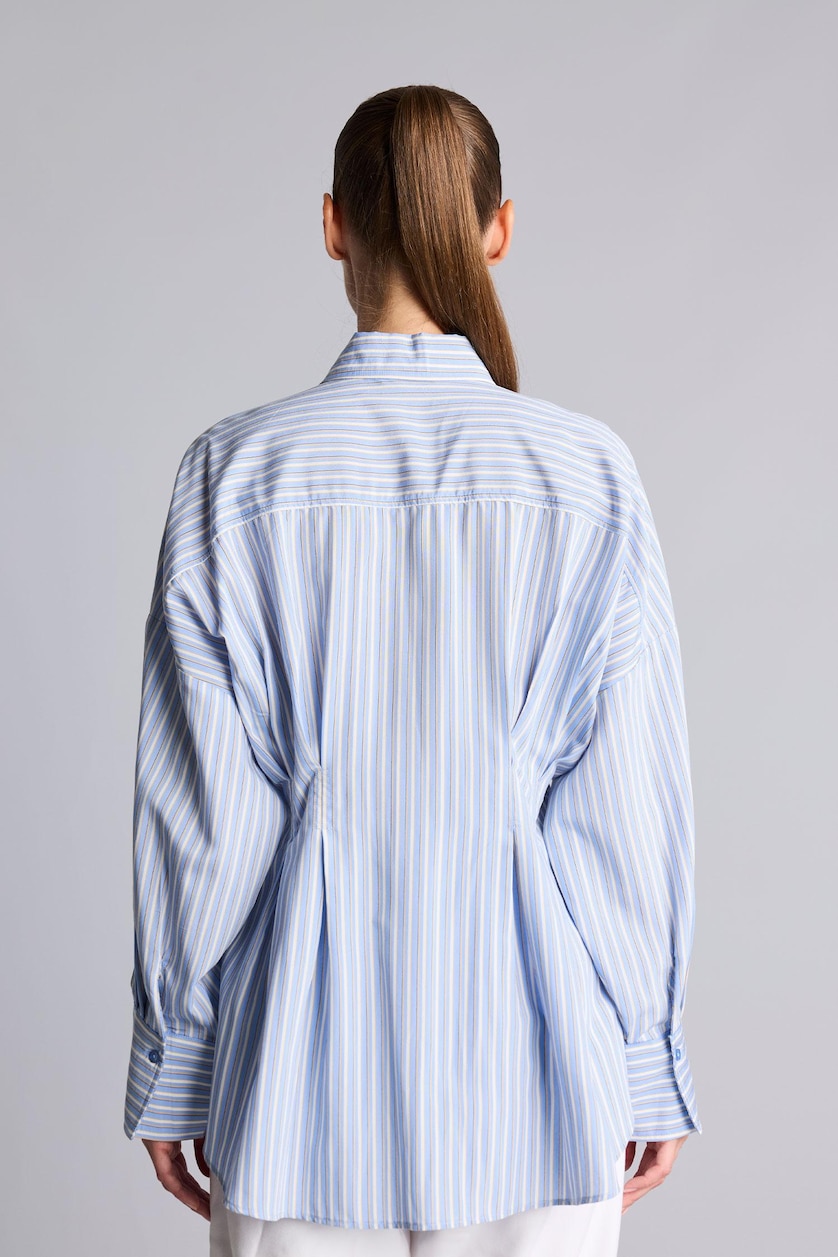 WOMAN Blue Slim Fit Long Sleeve Tunic