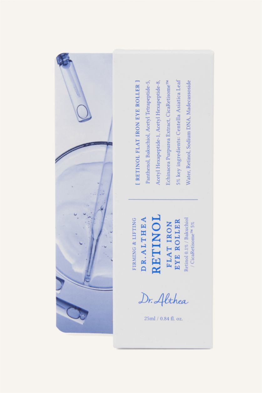 Kadın Beyaz Dr. Althea Retinol Flat Iron Eye Roller Kırışıklık Karşıtı Retinol Peptid Centella Lifting Göz Serumu 25 ml