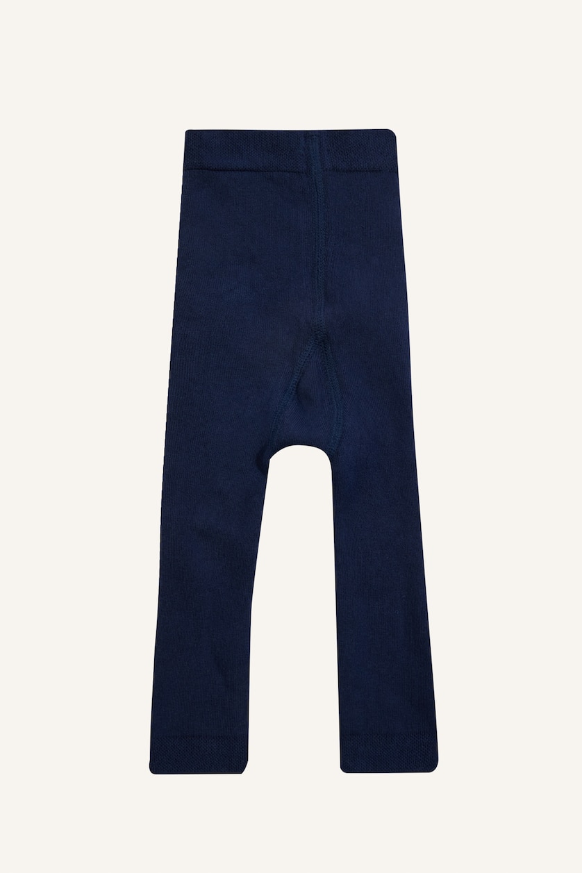 Kız Çocuk - Genç Kız Mavi Unisex Pamuklu Tayt Çorap