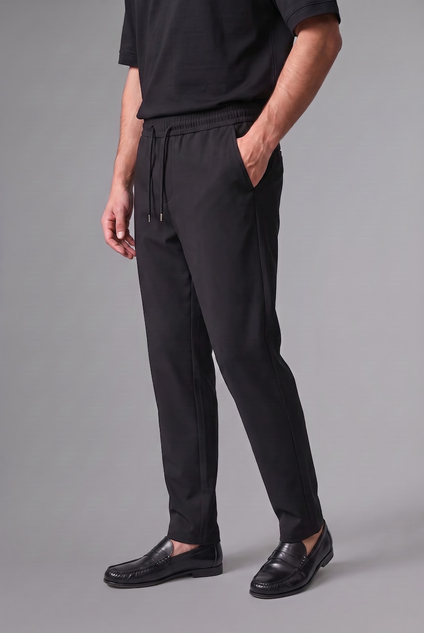Ерлер қара Regular Fit шалбар