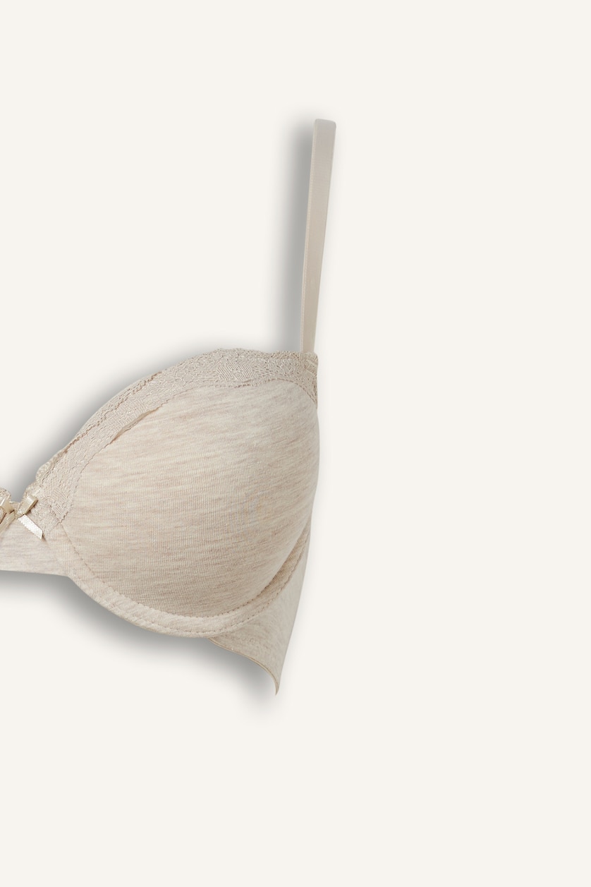 Women Light Brown Melange With Pad