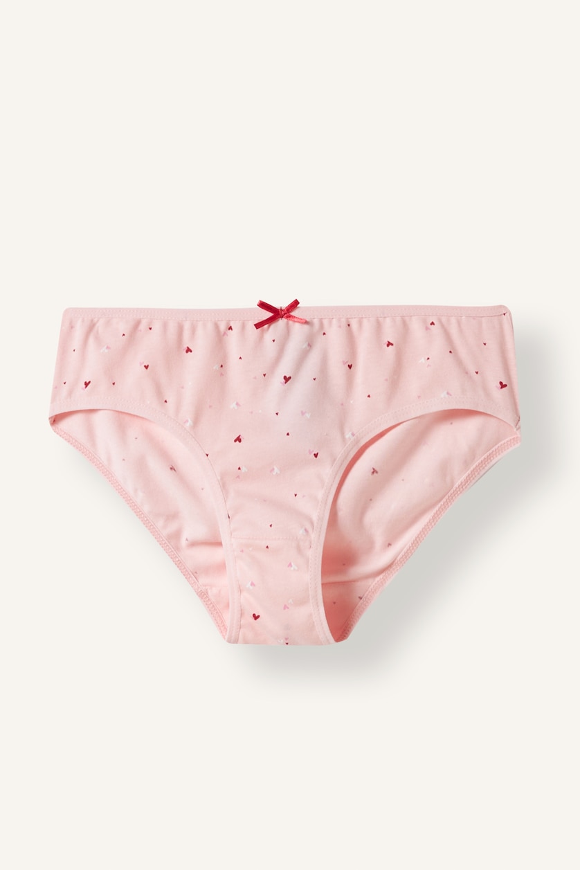 Young Girls - Teen Girls White Girl 3 piece Animal Print Slip Panty