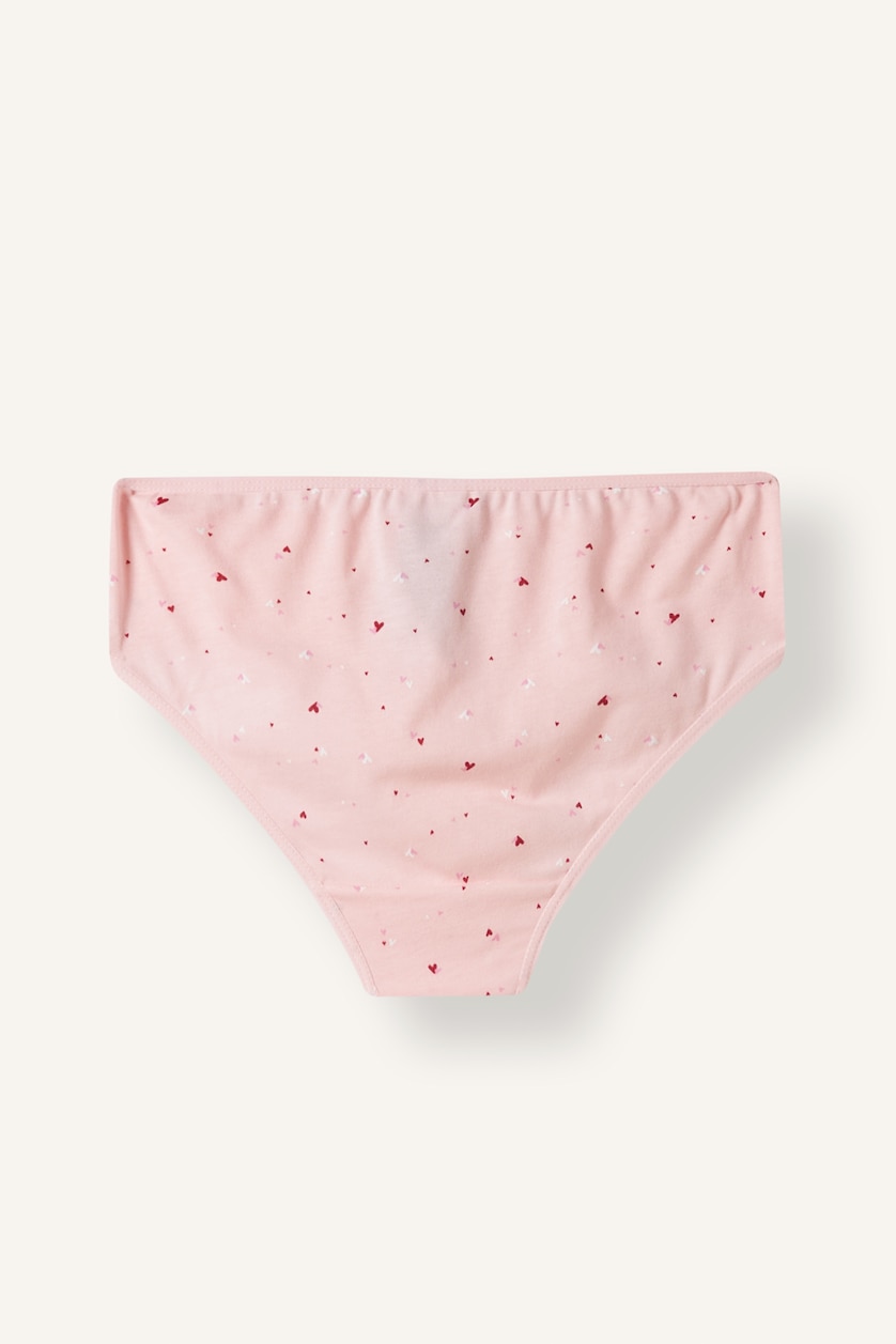 Young Girls - Teen Girls White Girl 3 piece Animal Print Slip Panty
