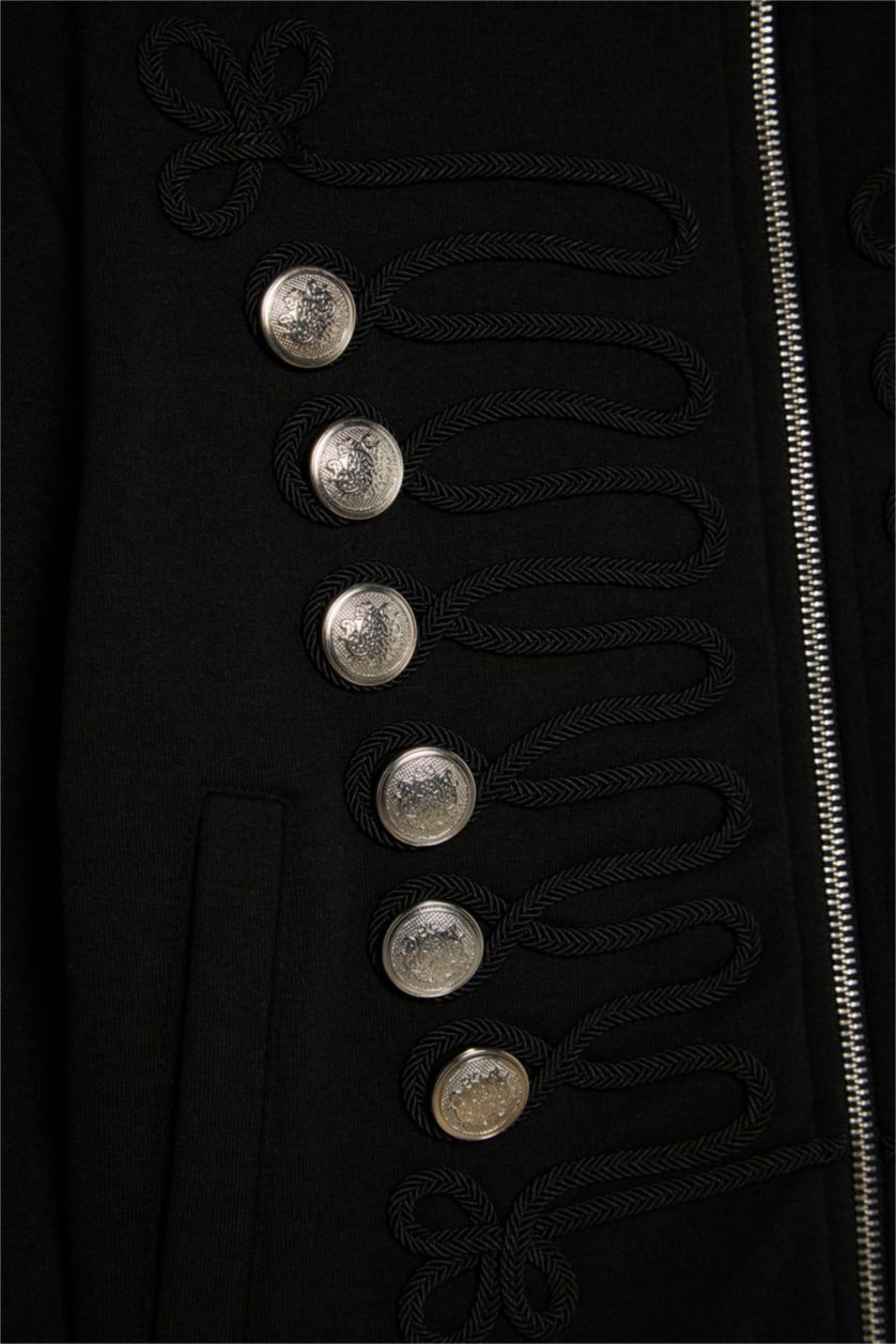 WOMAN Black Regular Fit Cardigan