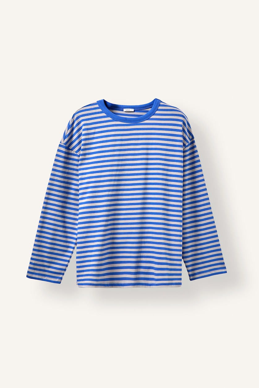 Women Royal Oversize Fit Long Sleeve T-Shirt