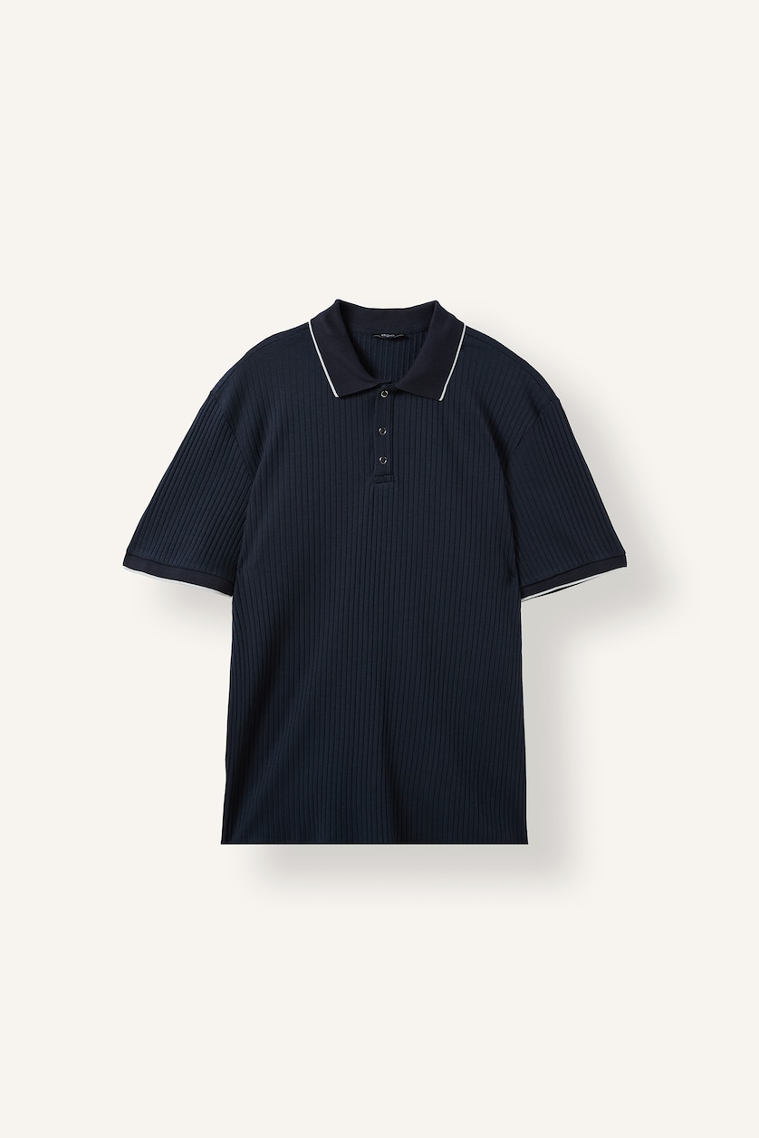 Erkek Lacivert Regular Fit Polo Tişört