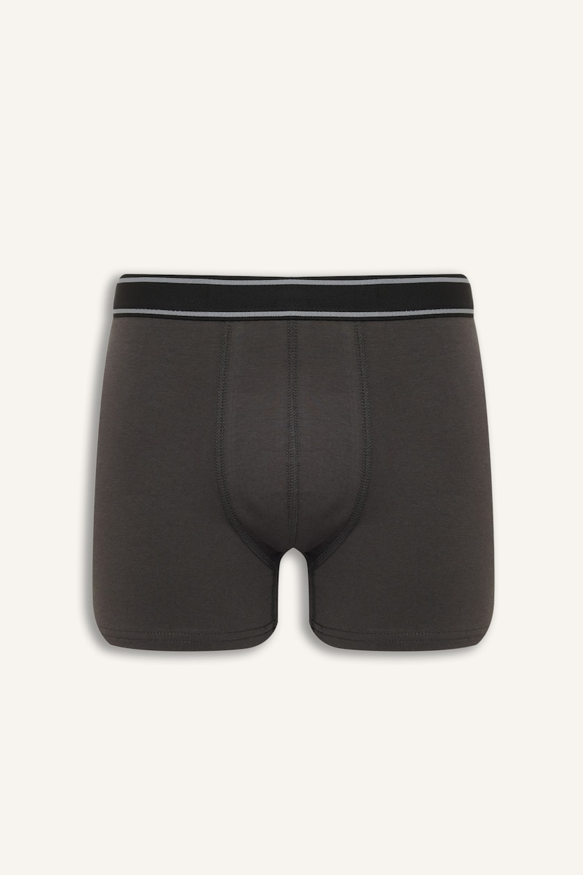Erkek Siyah Regular Fit Normal Bel 3'lü Boxer