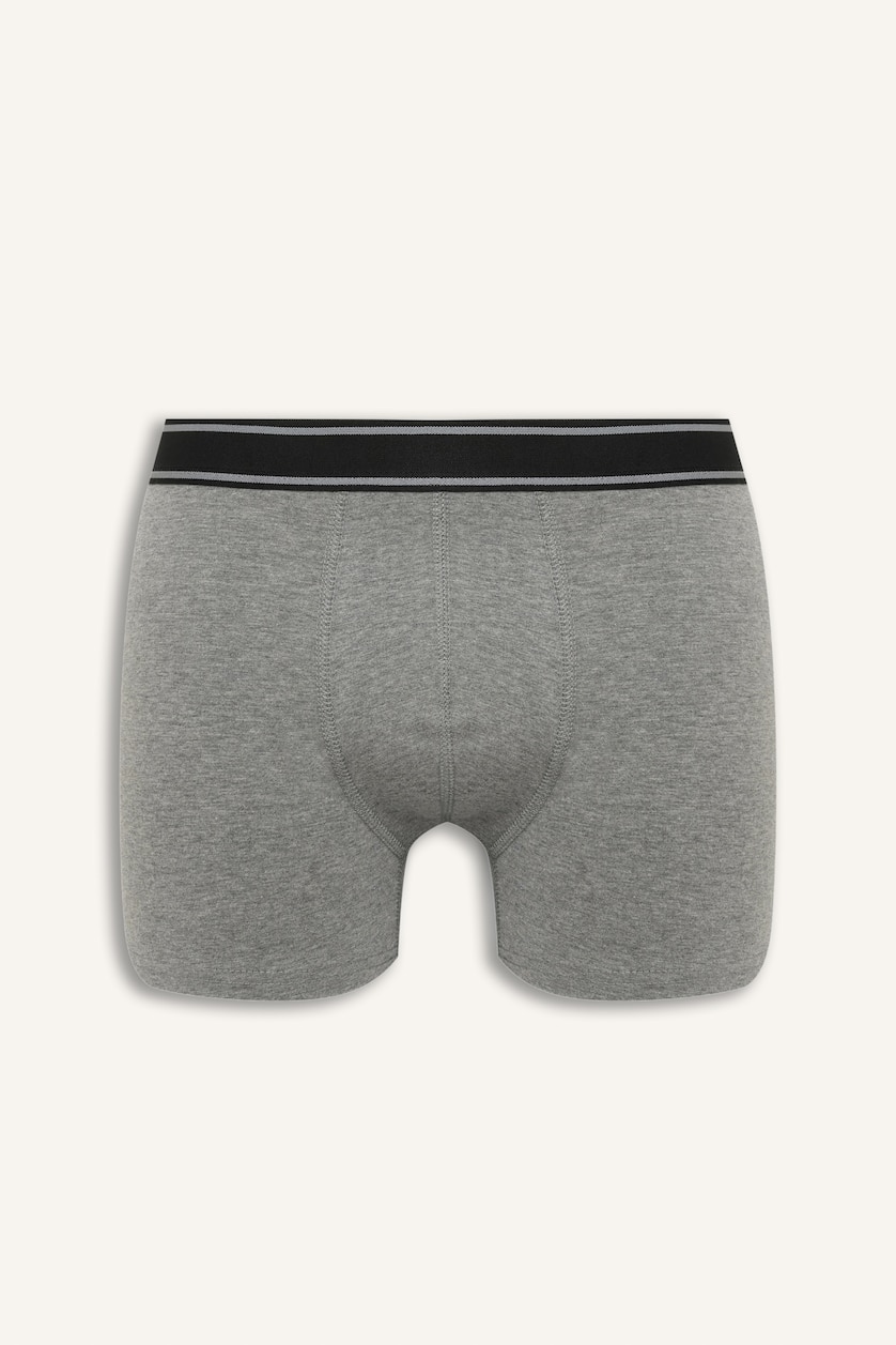 Erkek Siyah Regular Fit Normal Bel 3'lü Boxer