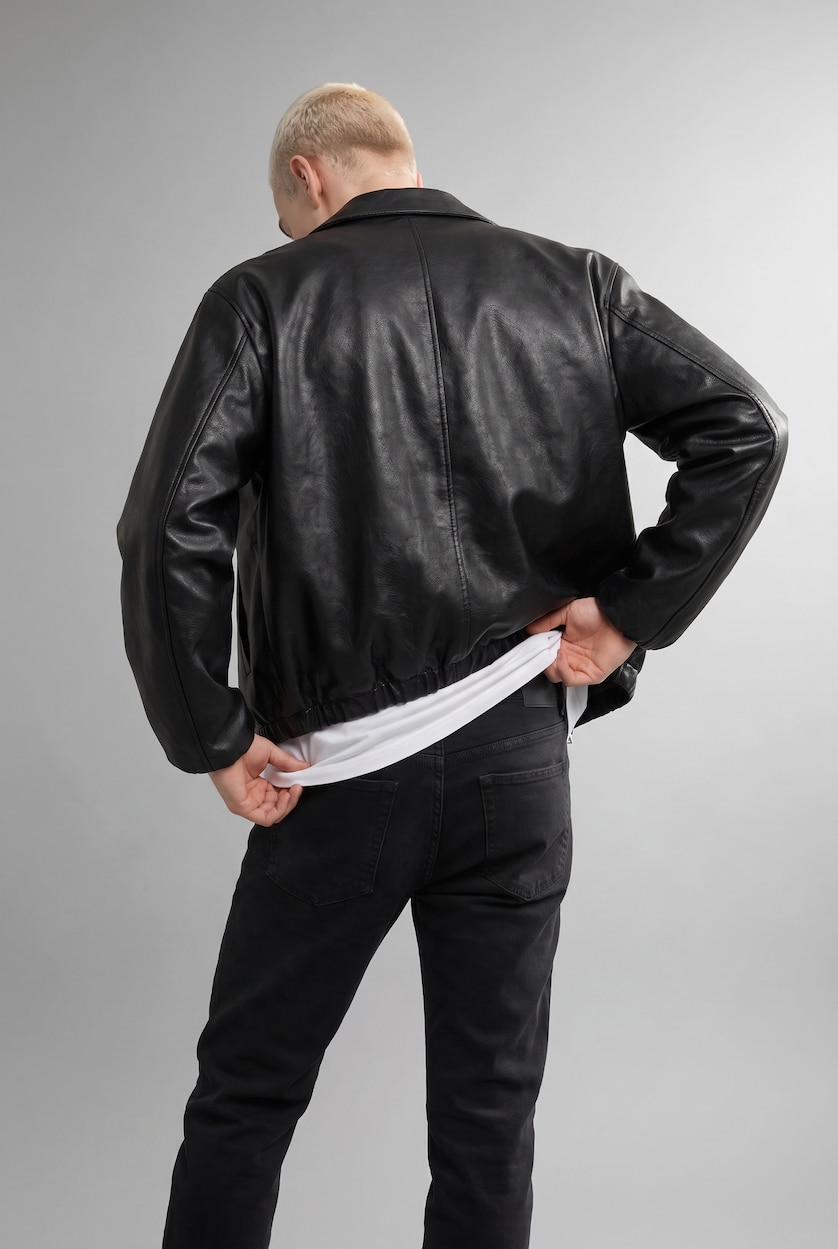 Men Black Sergio Regular Fit Trousers