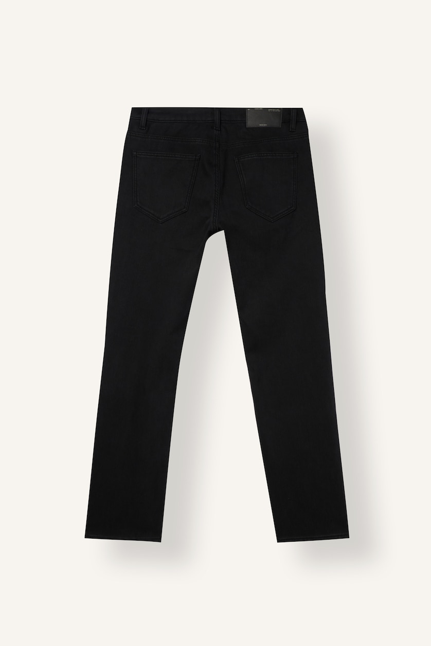 Men Black Sergio Regular Fit Trousers