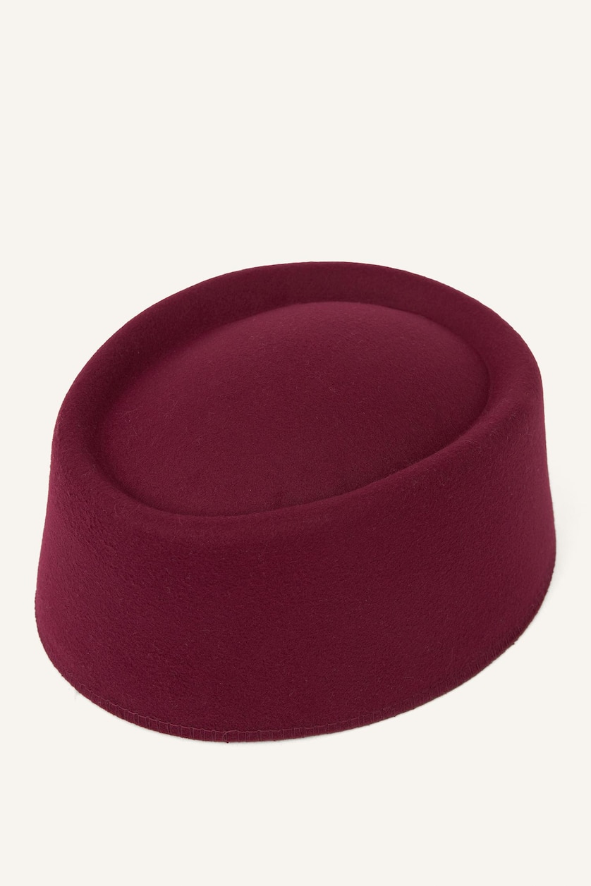 Kadın Bordo Kadın Kalıplı Şapka