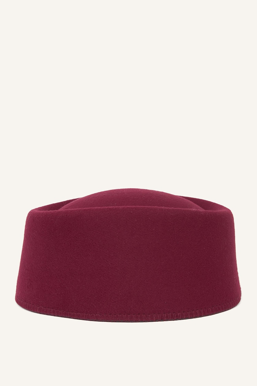 Kadın Bordo Kadın Kalıplı Şapka
