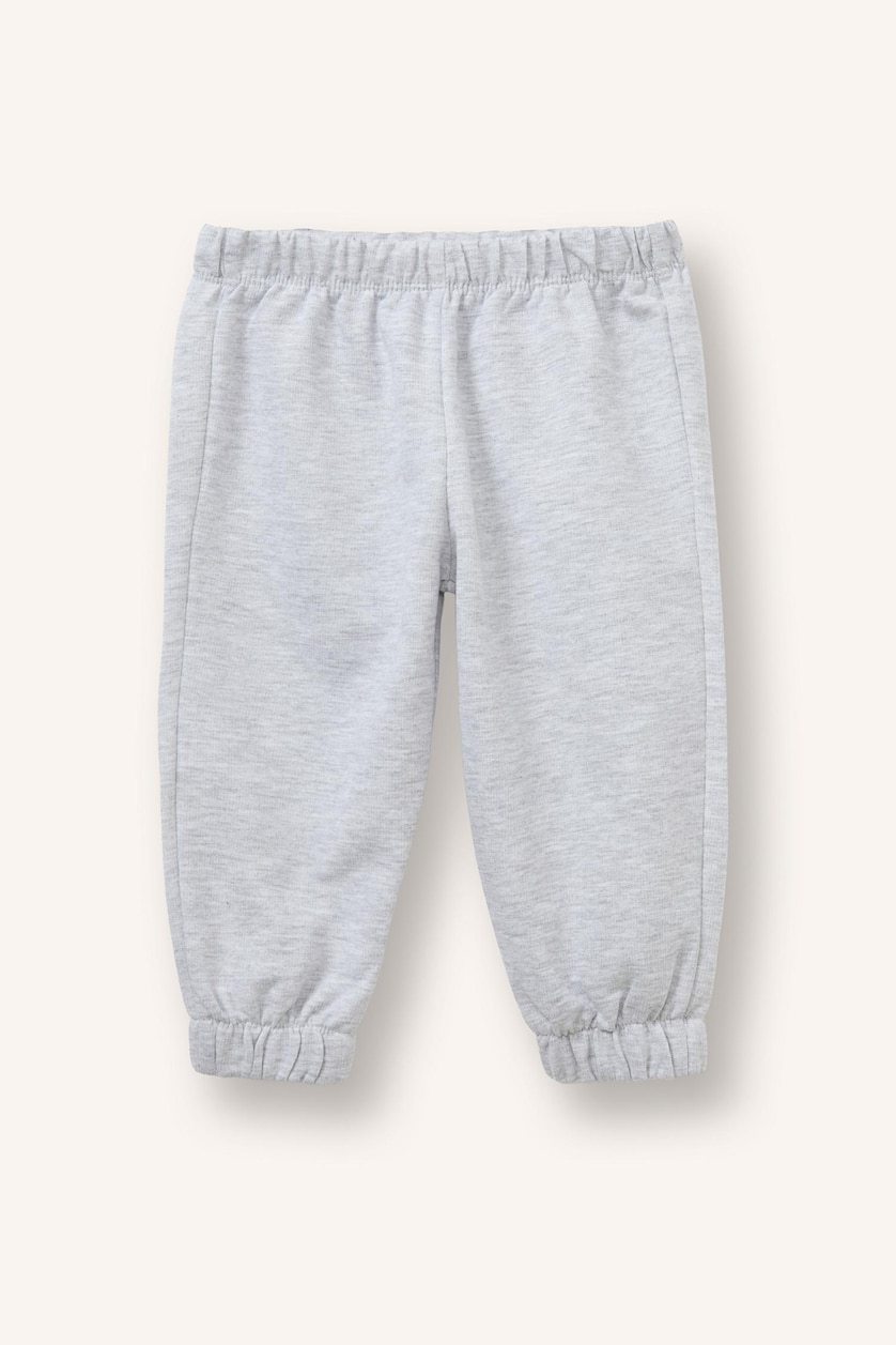 Baby Girls Light Grey Melange Woman 2 piece Relax Fit Animal Set