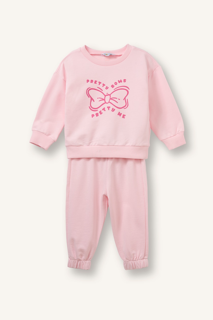 Baby Girl Pink سيت بيبي بناتي - قطعتين