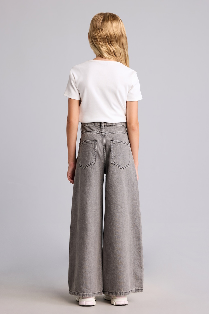Girls & Teens Light Grey Trousers