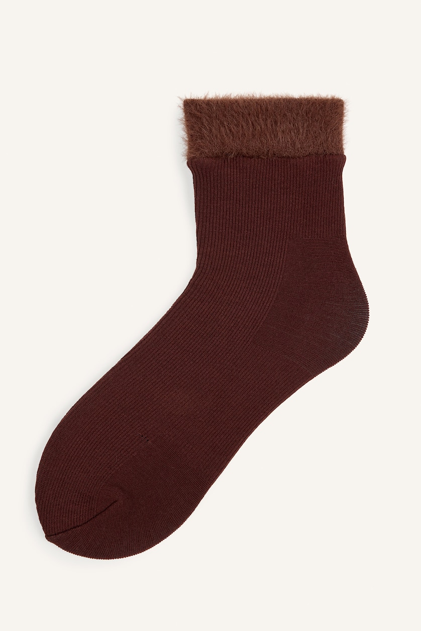 Young Girls - Teen Girls Brown Girl Socks