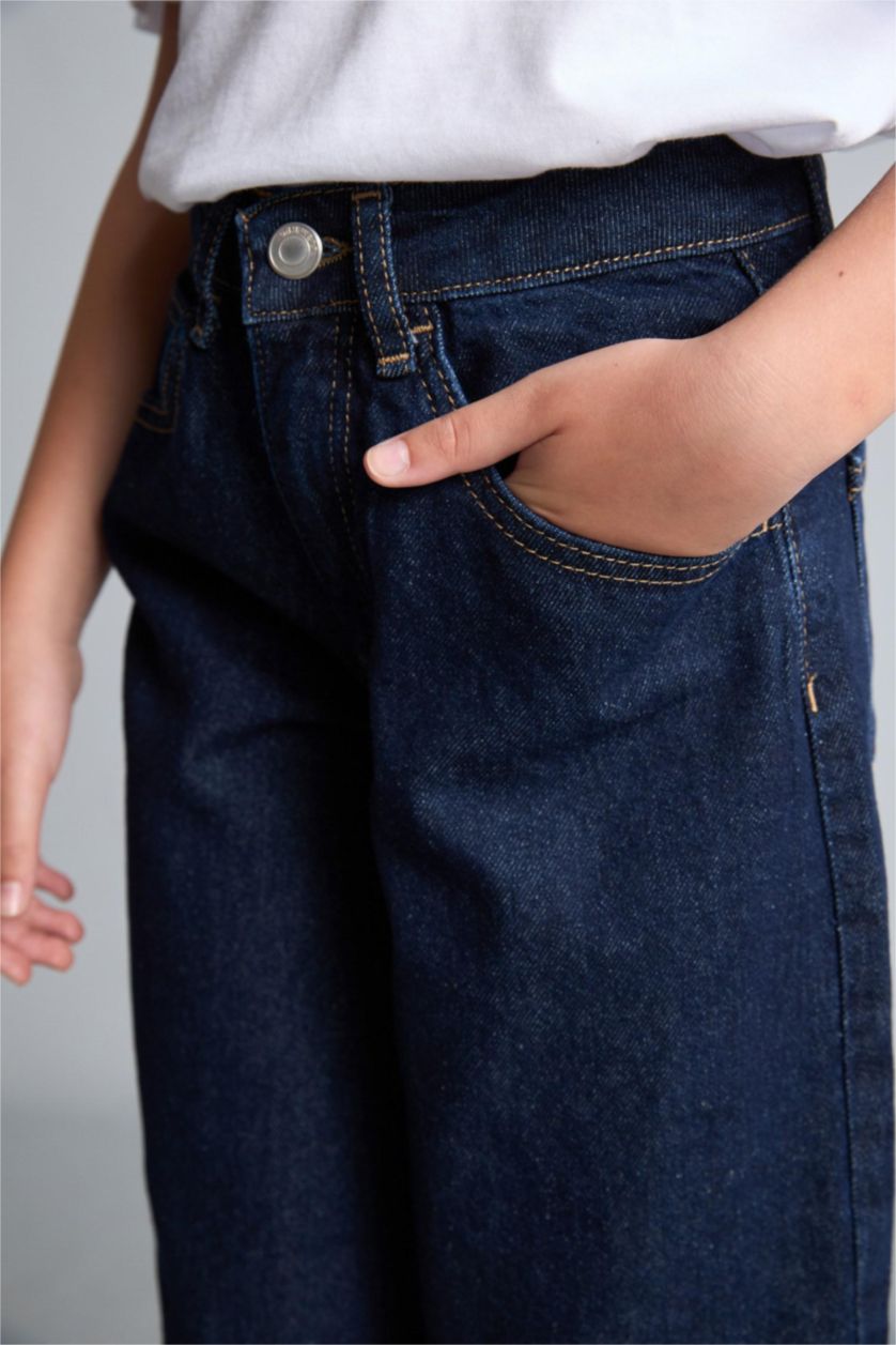 GIRLS & TEENS Dark Blue Girl Denim Shorts