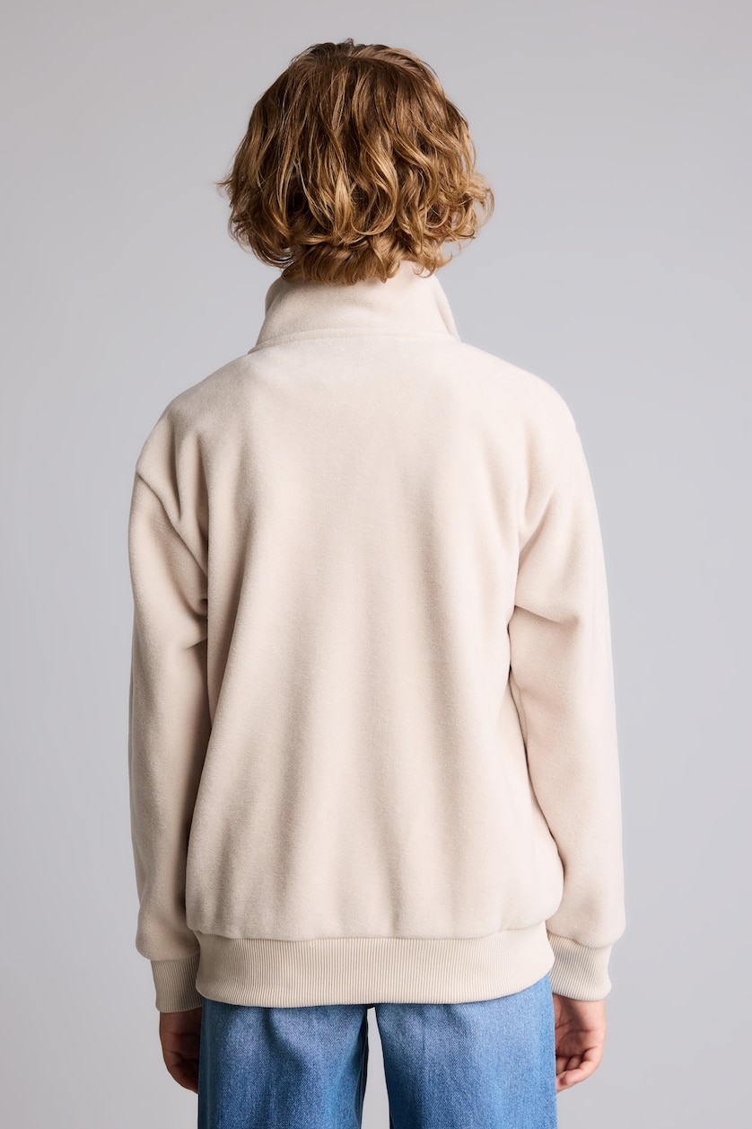 Young Boys - Teen Boys Ecru Oversize Fit Sweatshirt