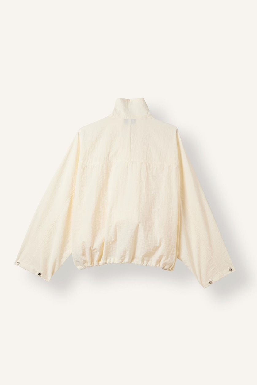 نساء بيج فاتح Balloon Fit Jacket