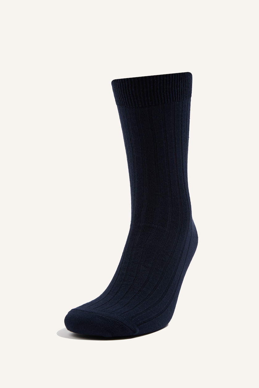 Men NAVY 3 piece Long sock